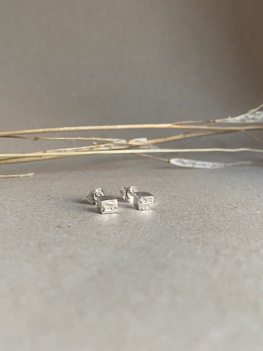 Rectangle Studs Small - Maggie Alagna | Artisan Jewelry