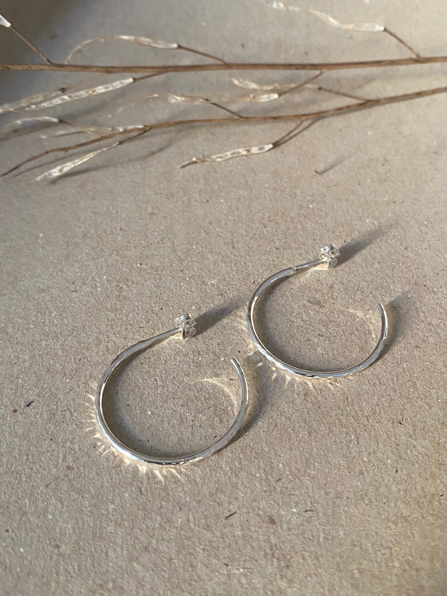 Large Thin Hoops - Maggie Alagna | Artisan Jewelry