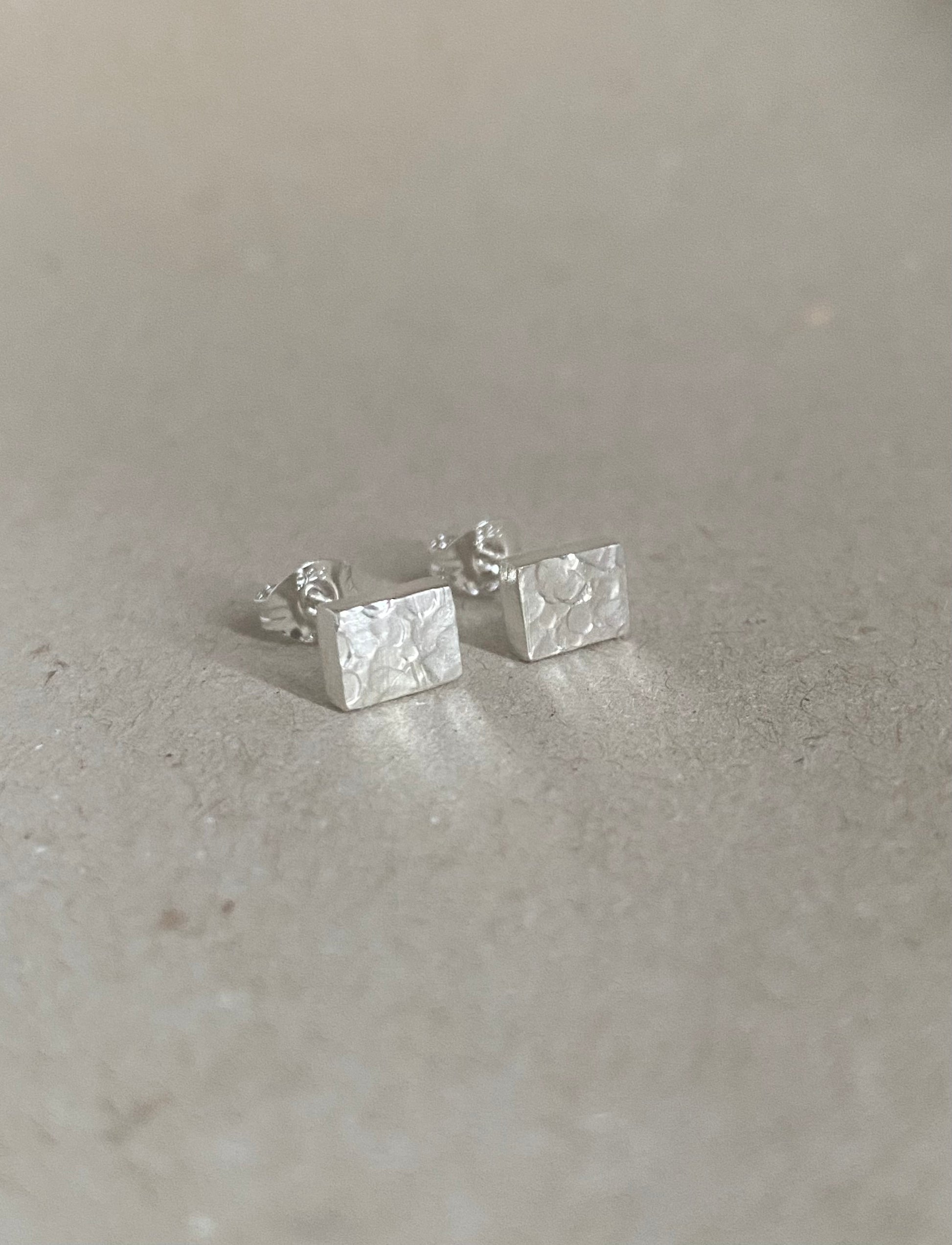 Rectangle Studs Medium - Maggie Alagna | Artisan Jewelry