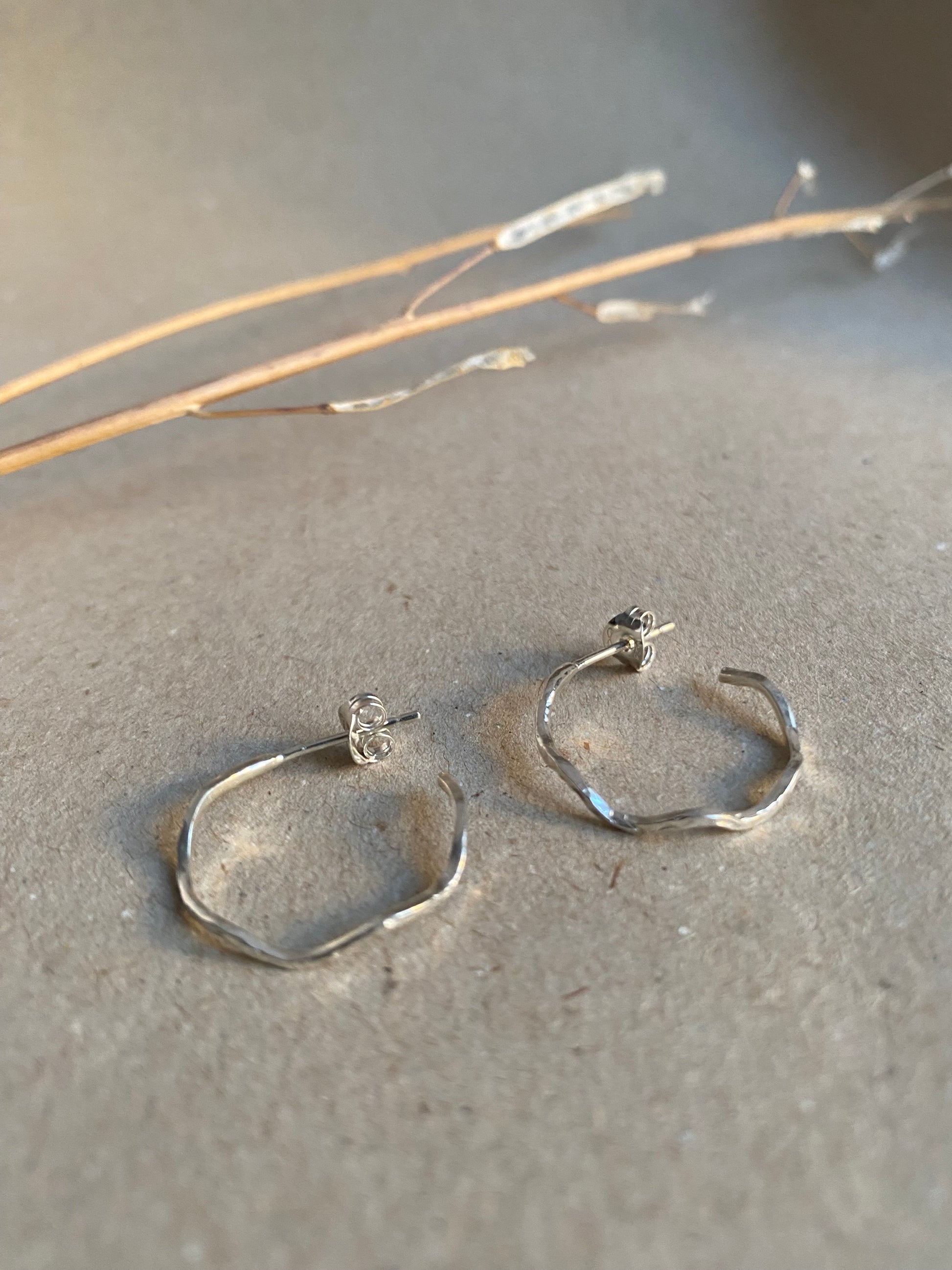 Wavy Hoops - Maggie Alagna | Artisan Jewelry