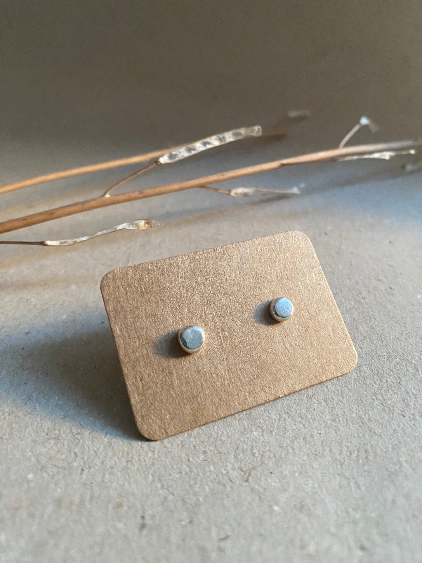 Button Studs - Maggie Alagna | Artisan Jewelry