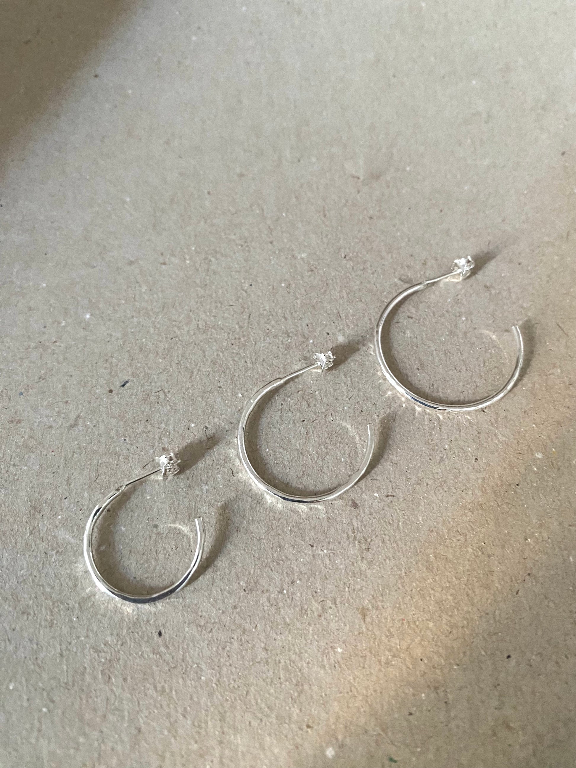 Large Thin Hoops - Maggie Alagna | Artisan Jewelry