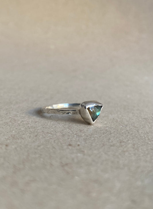 Triangle Labradorite Ring - Maggie Alagna | Artisan Jewelry