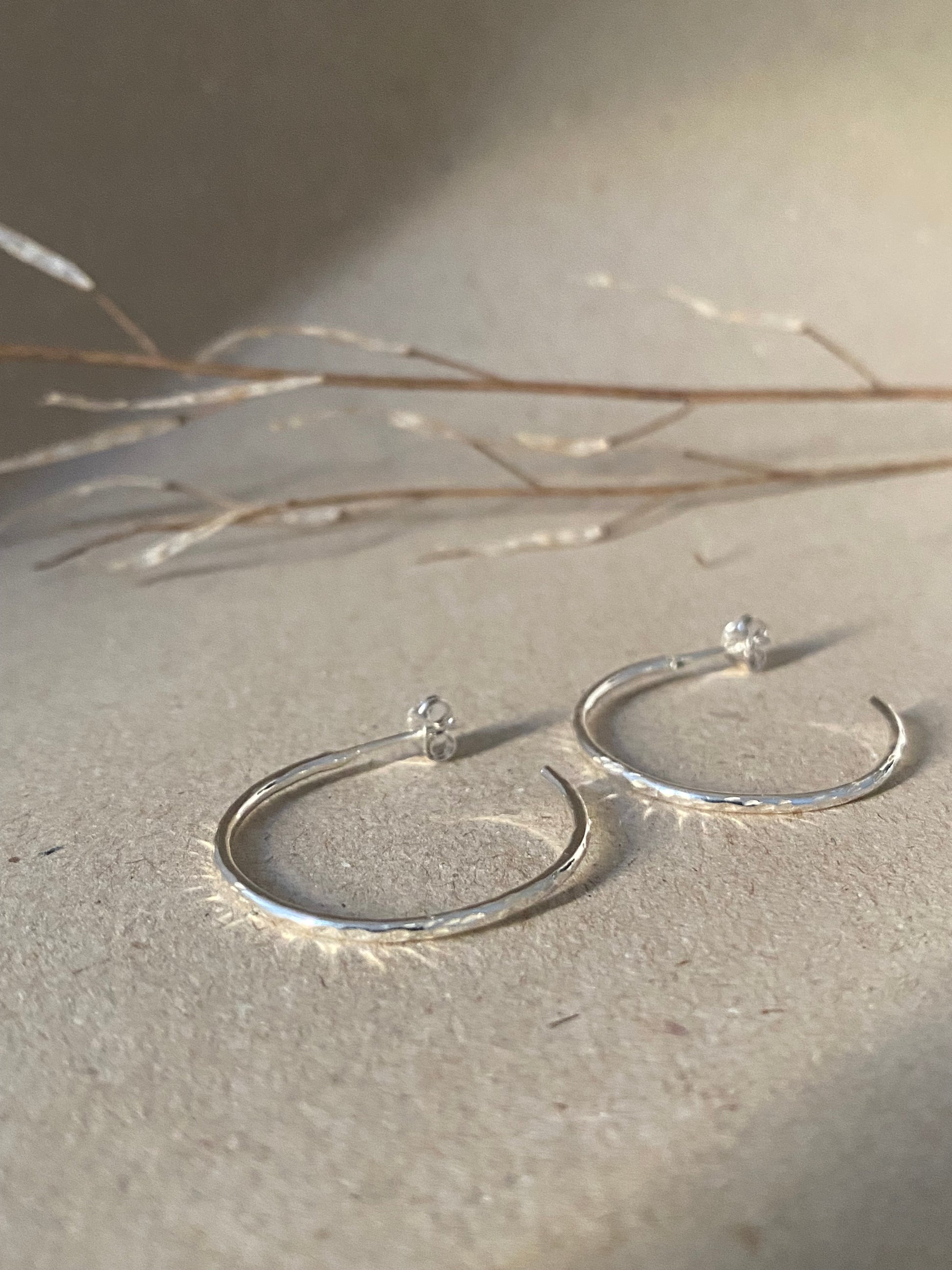 Large Thin Hoops - Maggie Alagna | Artisan Jewelry