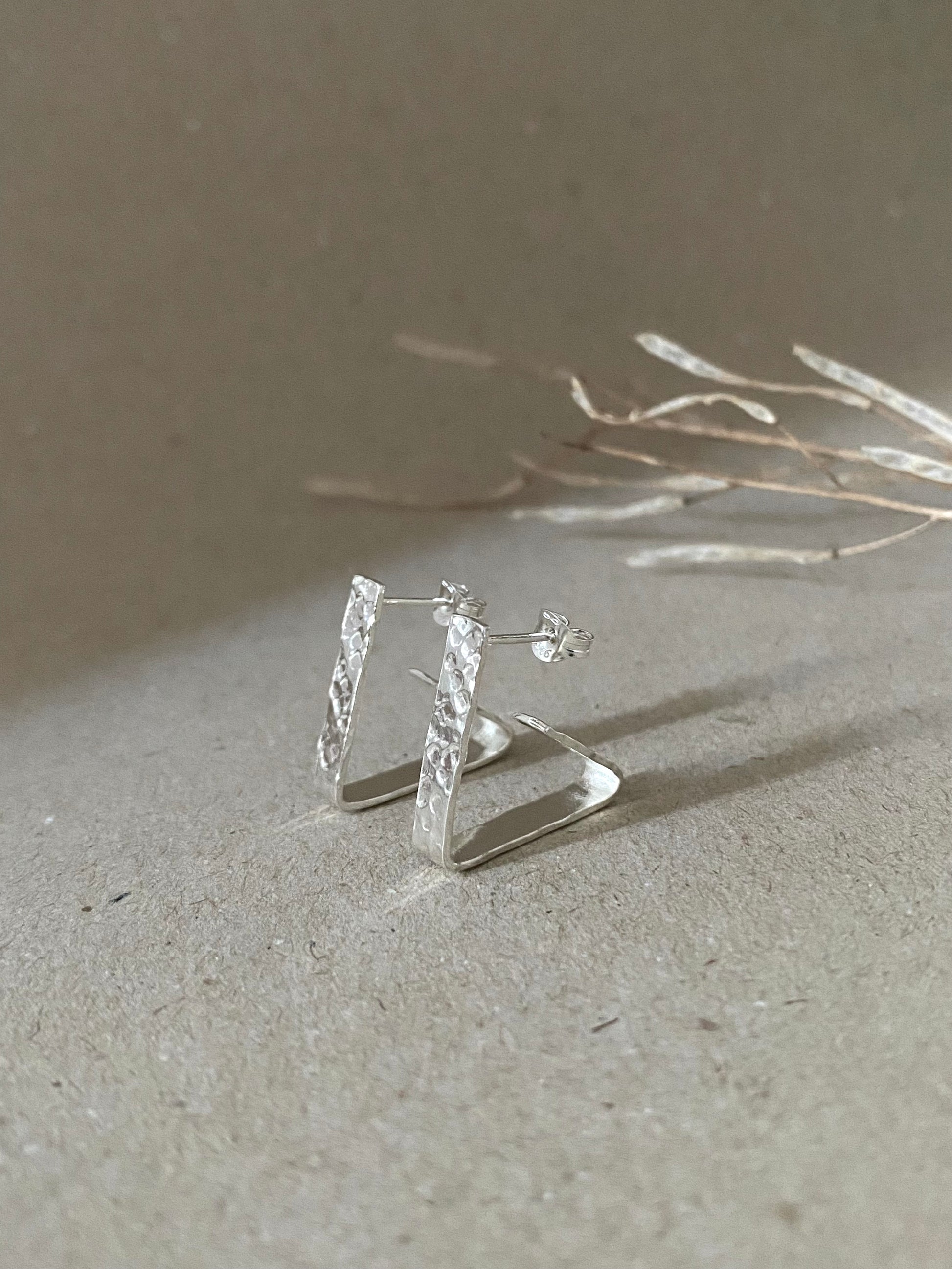 Triangle Earrings - Maggie Alagna | Artisan Jewelry