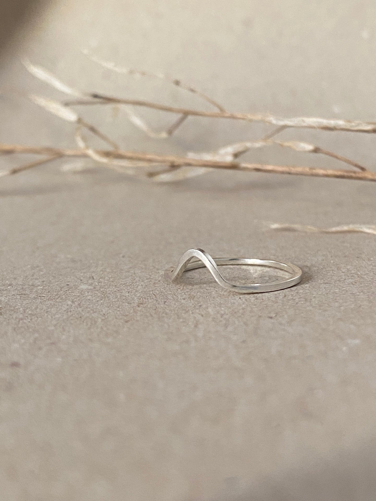 Rounded V Ring - Maggie Alagna | Artisan Jewelry