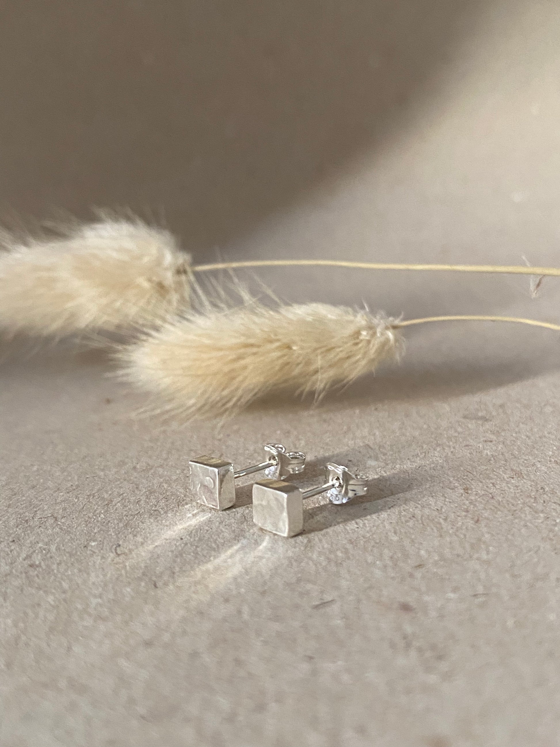 Square Studs - Maggie Alagna | Artisan Jewelry