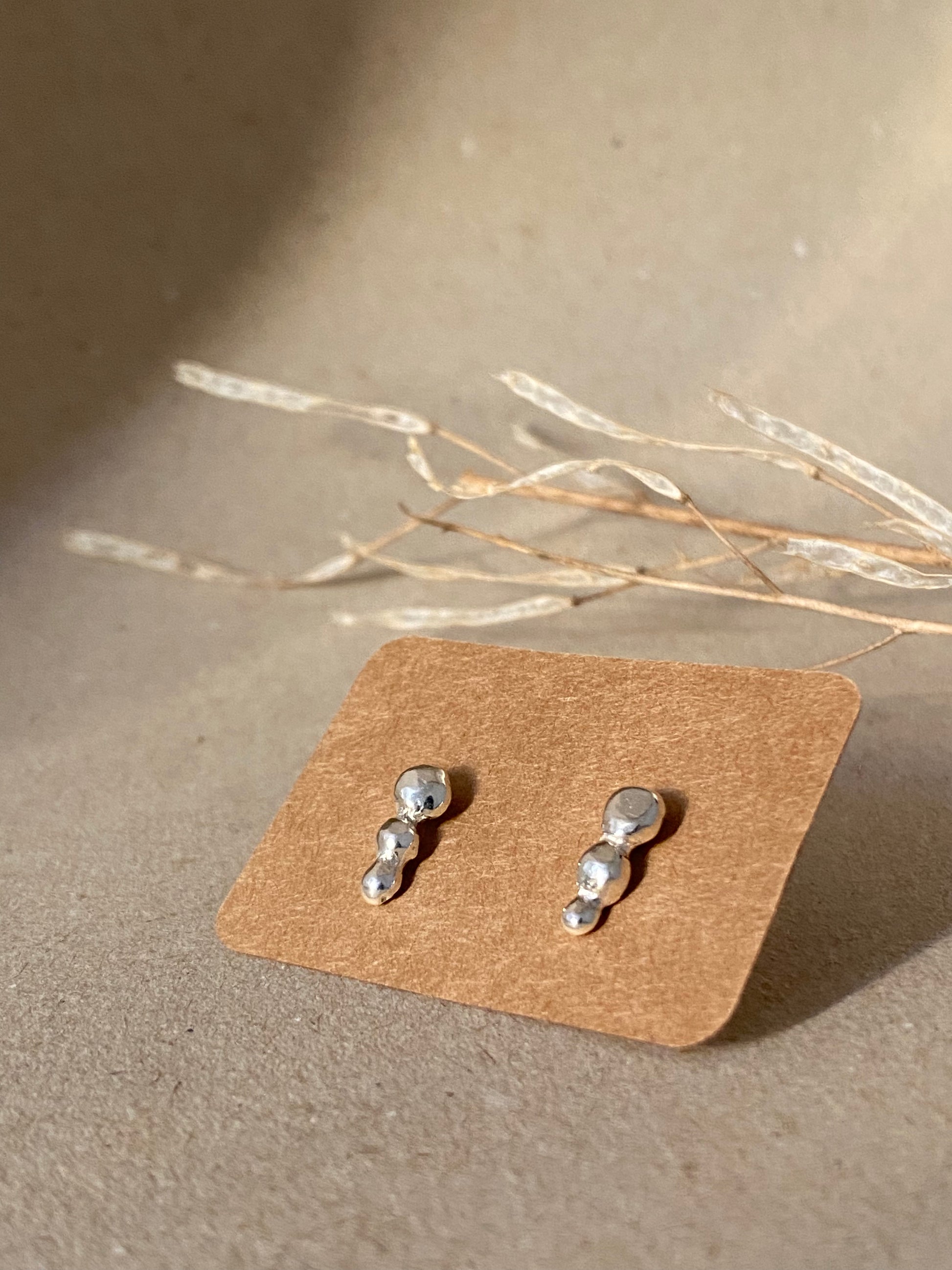 Triple Sphere Studs - Maggie Alagna | Artisan Jewelry