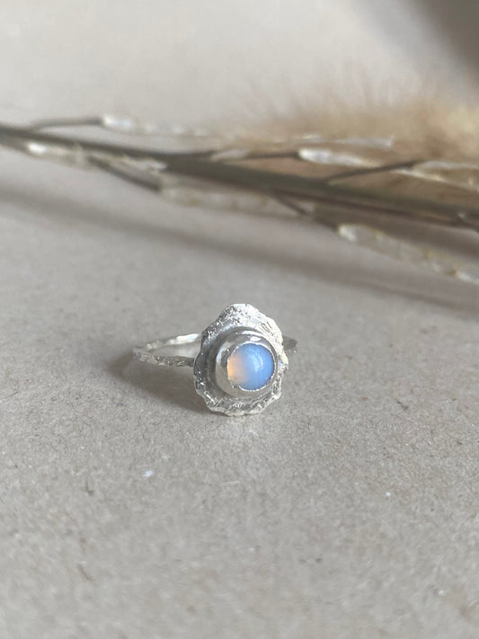 Opal Silver Ring - Maggie Alagna | Artisan Jewelry